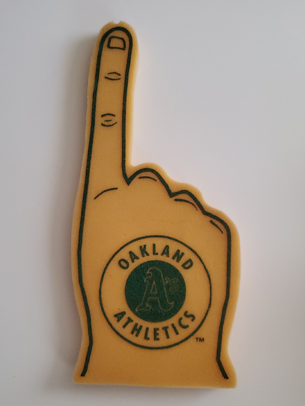 OAKLAND ATHLETIC'S FOAM FINGER GUC